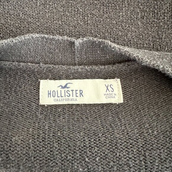 Hollister Classic Black Button-Up Cardigan Sweater Size XS - Picture 7 of 9